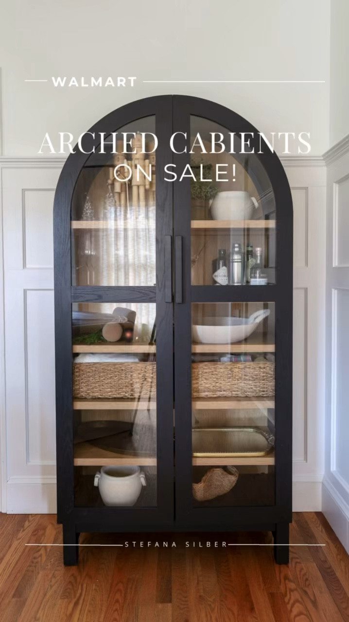 Walmart arched cabinets - all colors on sale! 

Juliet arched cabinet, affordable style, home decor, dining room furniture, storage ideas

#LTKStyleTip #LTKHome #LTKSaleAlert