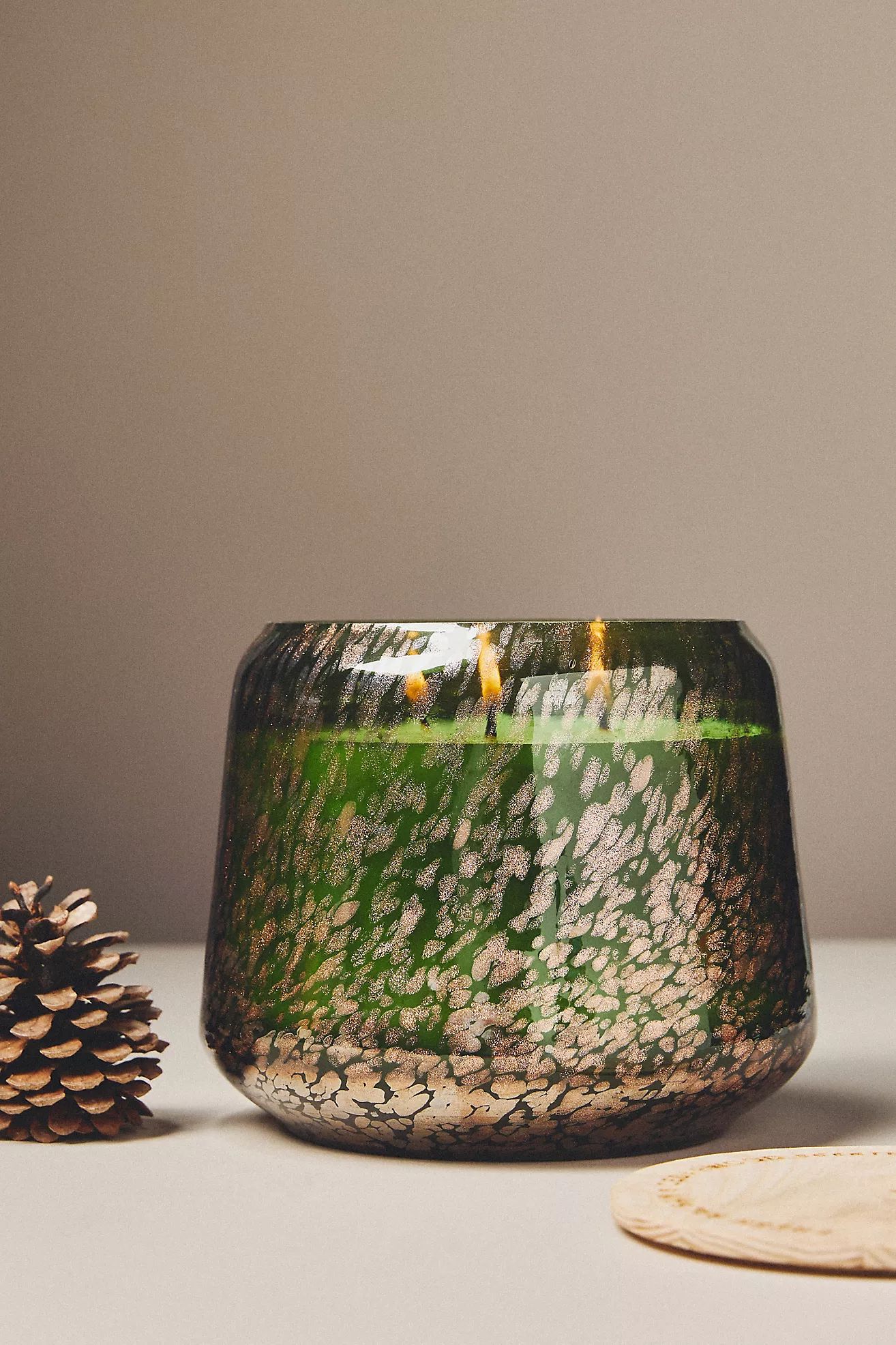 By Anthropologie Woody Fresh Balsam & Cedarwood Glass Jar Candle | Anthropologie (US)