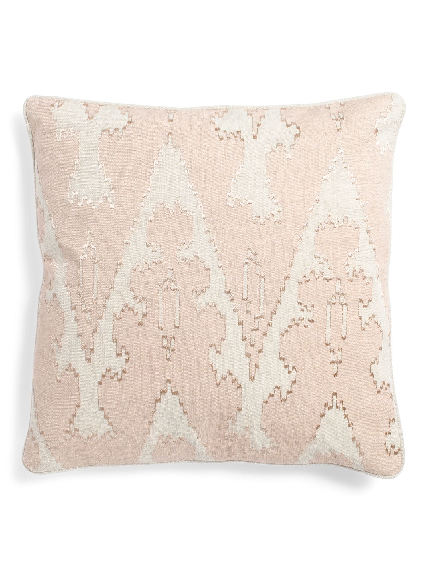 22x22 Luxury Embroidered Linen Pillow - Home - T.J.Maxx | TJ Maxx