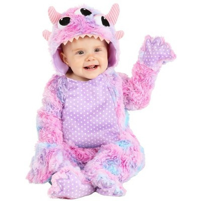 HalloweenCostumes.com 6/9 Months Purple and Pink Monster Infant Costume, Purple/Purple/Blue | Target