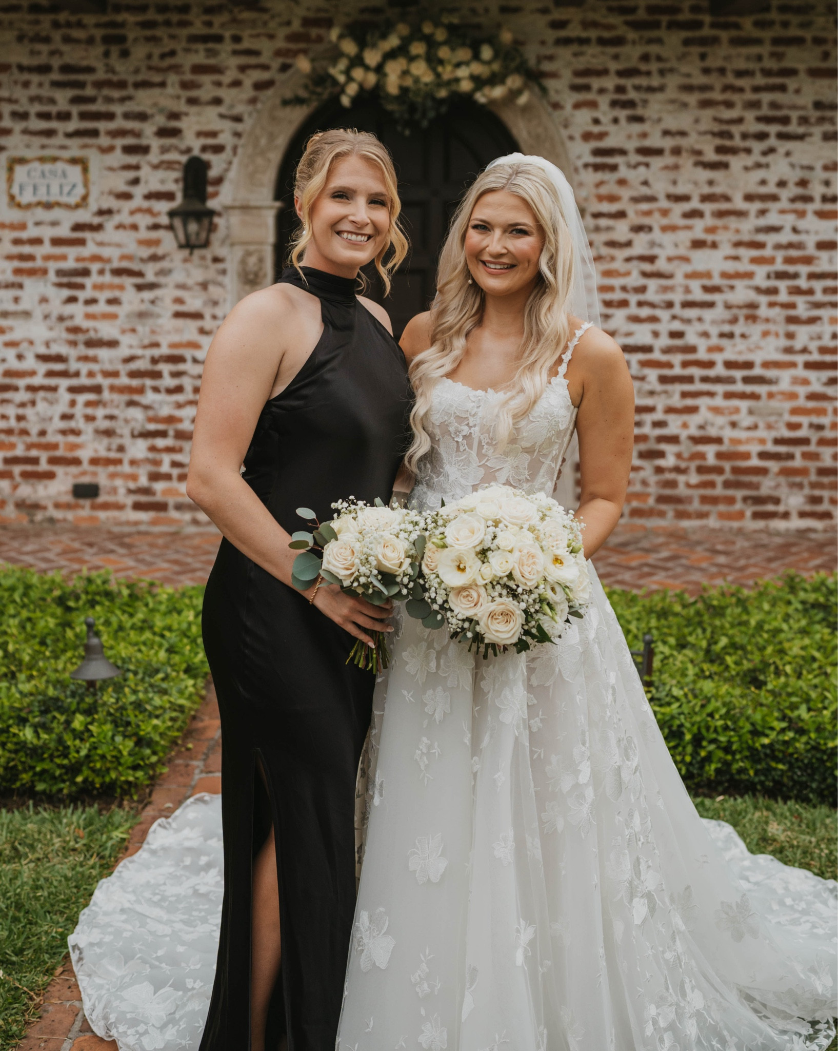 Open back, high neck black satin bridesmaids dress🖤 super classy and flattering 

#LTKWedding