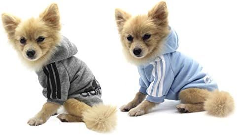QiCheng&LYS Adidog Pet Clothes,Dog Winter Hoodies Apparel Puppy Cute Warm Hoodies Coat Sweater fo... | Amazon (US)
