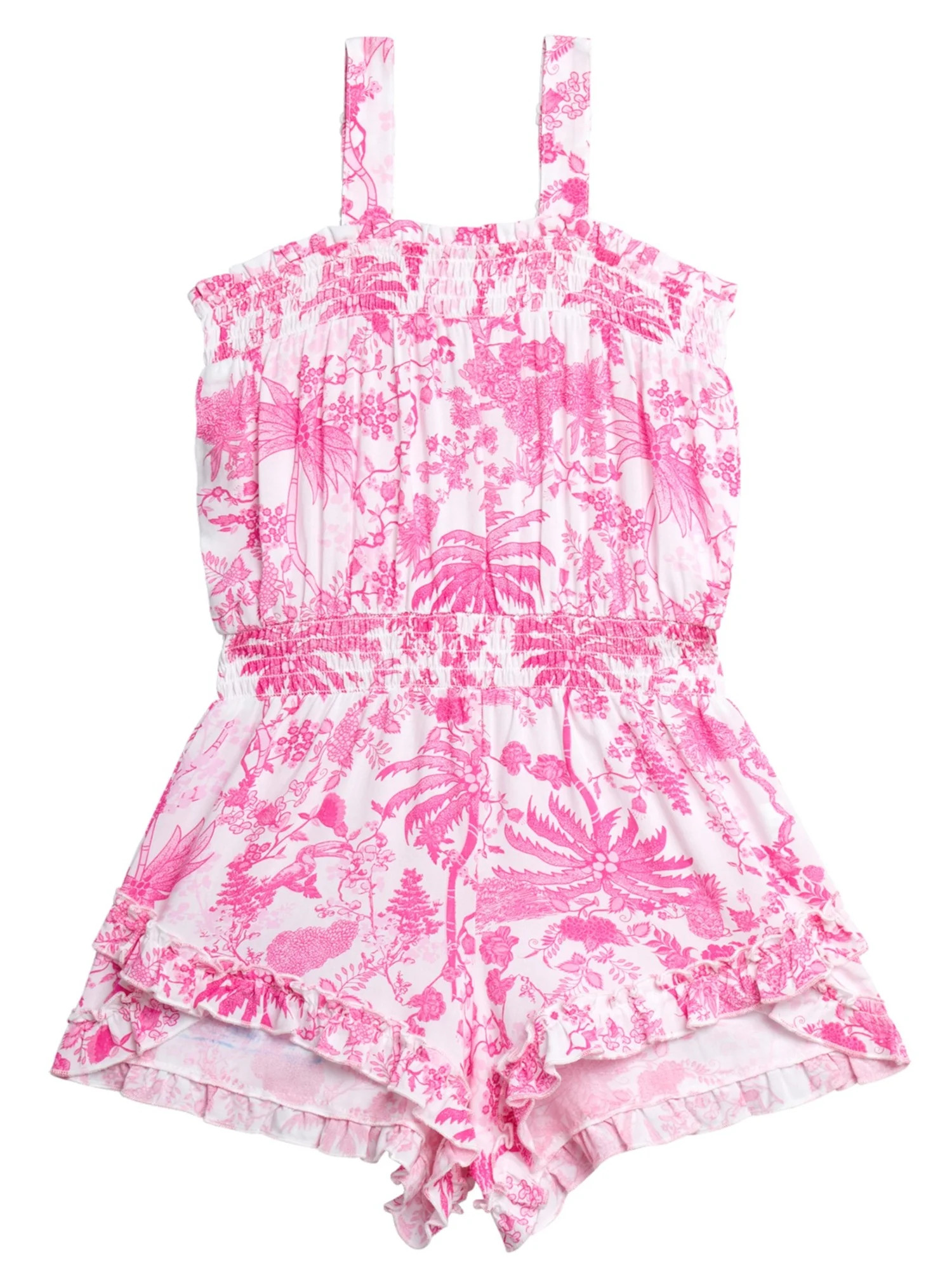Jessica Simpson Girls' Coverup Romper, Sizes 4-16 | Walmart (US)
