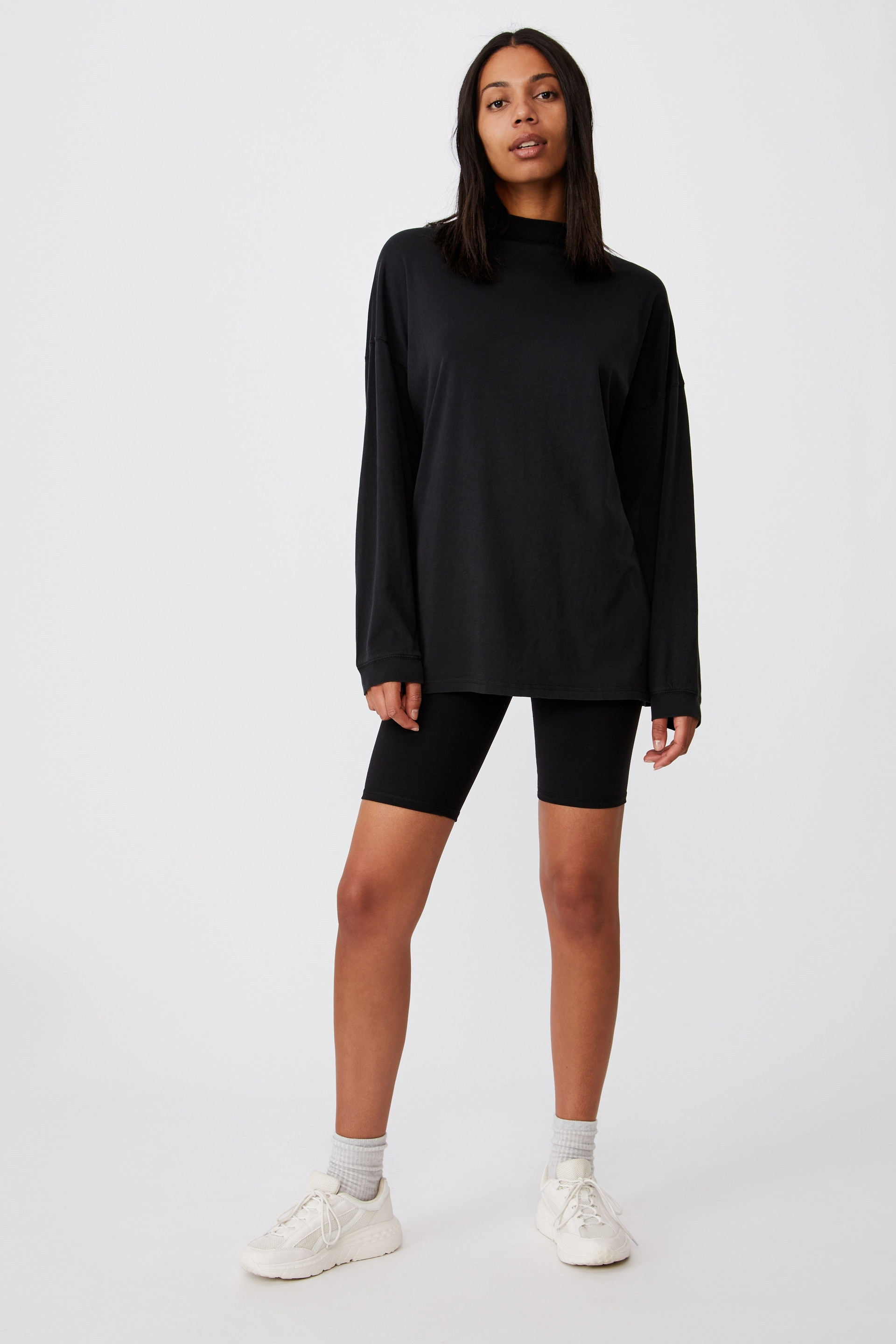 90S Longline Drop Shoulder Long Sleeve Top | Cotton On (ANZ)