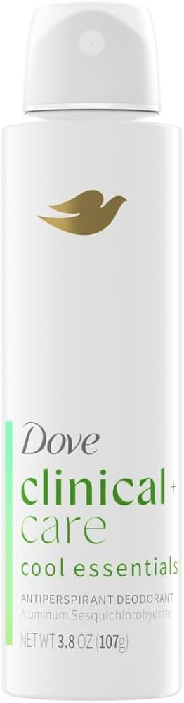 Dove Clinical + Care Antiperspirant Cool Essentials Dry Spray Deodorant for Women with Nourishing... | Amazon (US)