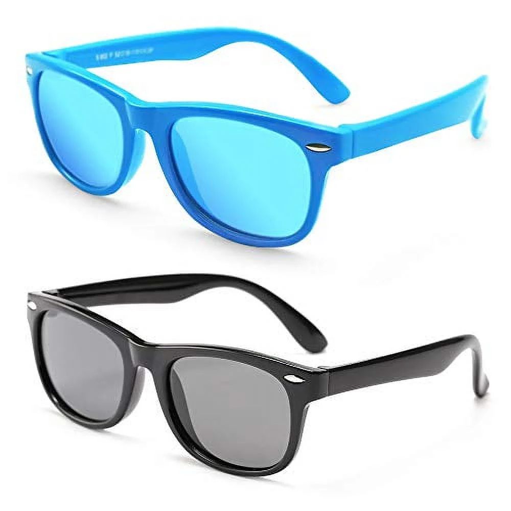 MotoEye Kids Polarized Sunglasses for Children Age 4-12 Years Old, Girl or Boy Styles, Pack of 2 | Walmart (US)