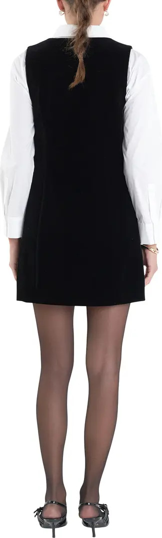 Sleeveless Velvet Minidress | Nordstrom