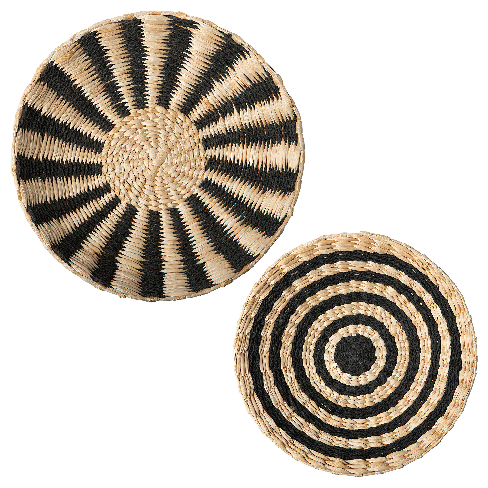 MÄVINN wall decoration, set of 2, banana fiber handmade  - IKEA | IKEA US