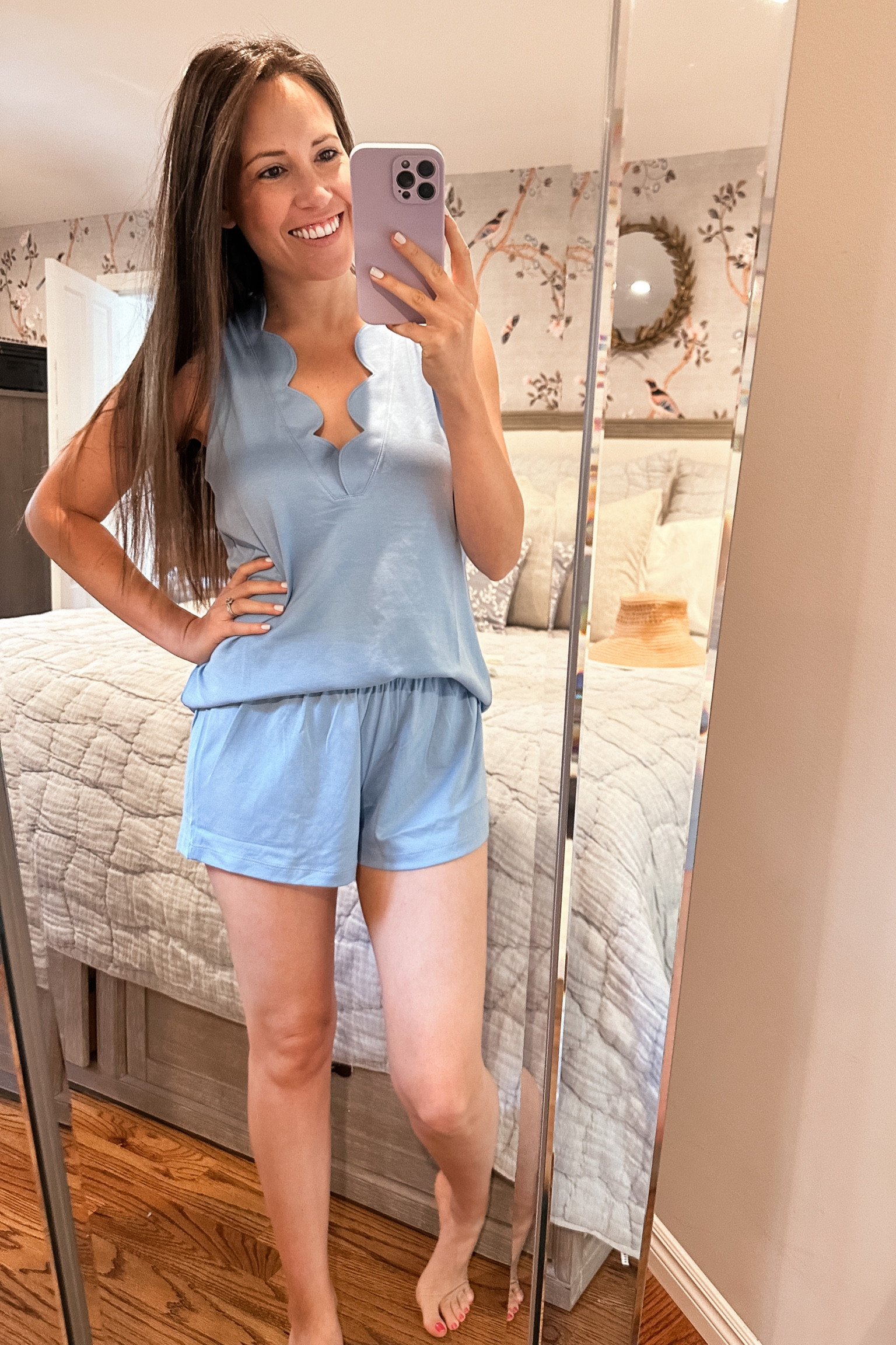 Lake pajamas summer collection is live and these soft Pima cotton scallops are making me happy!

#LTKFind #LTKSeasonal