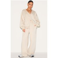 Petite Stone Draw String Wide Sweatpants | PrettyLittleThing US