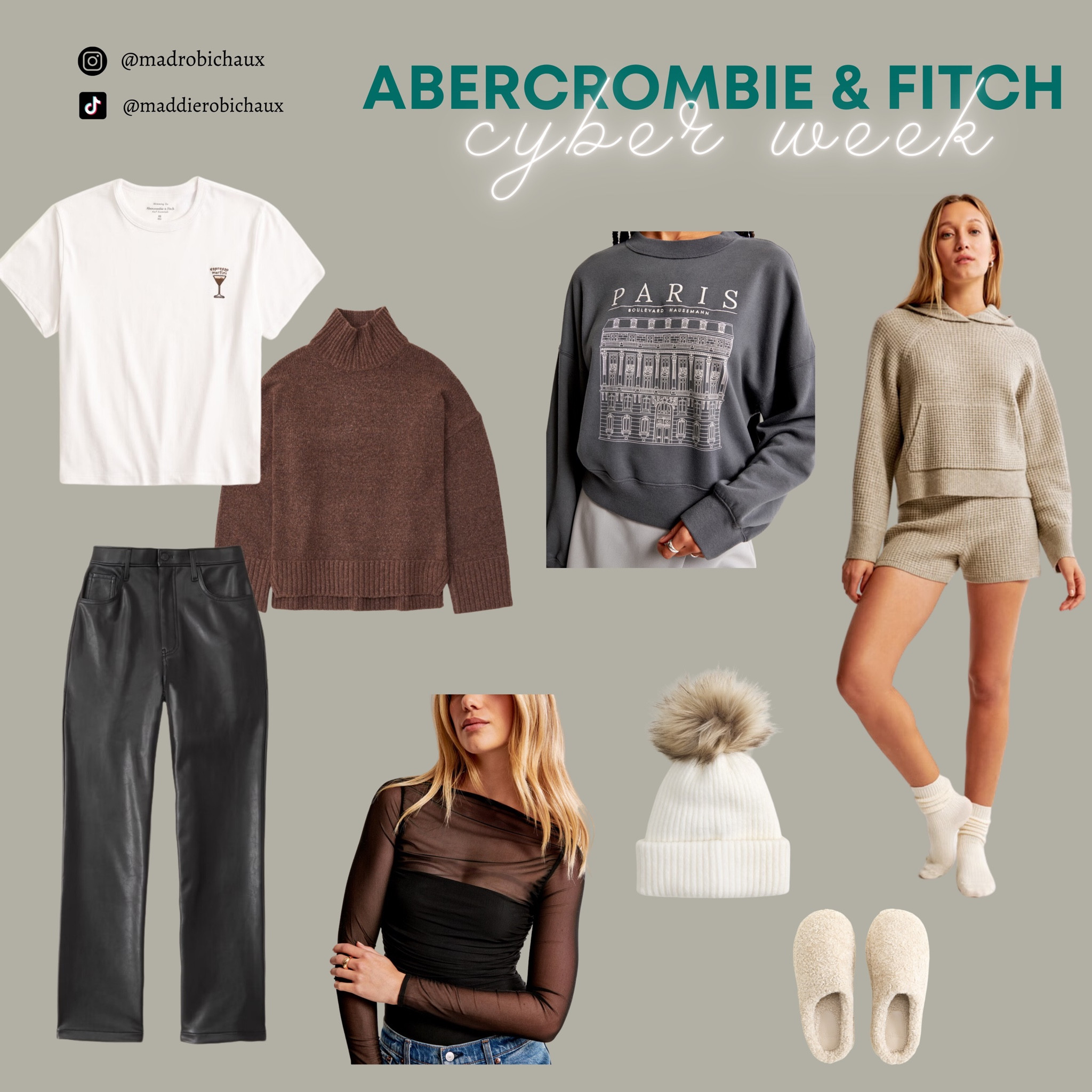 It’s Almost Cyber Week! Start creating your list because Cyber Week starts next week! 
Abercrombie Jeans, Sweatshirt, Casual Wardrobe, Beanie, Winter Weather, Holiday Lounge, Holiday Gifts, Black Friday, Cyber Monday 🛍️✨🌲

#LTKCyberWeek #LTKHoliday #LTKGiftGuide