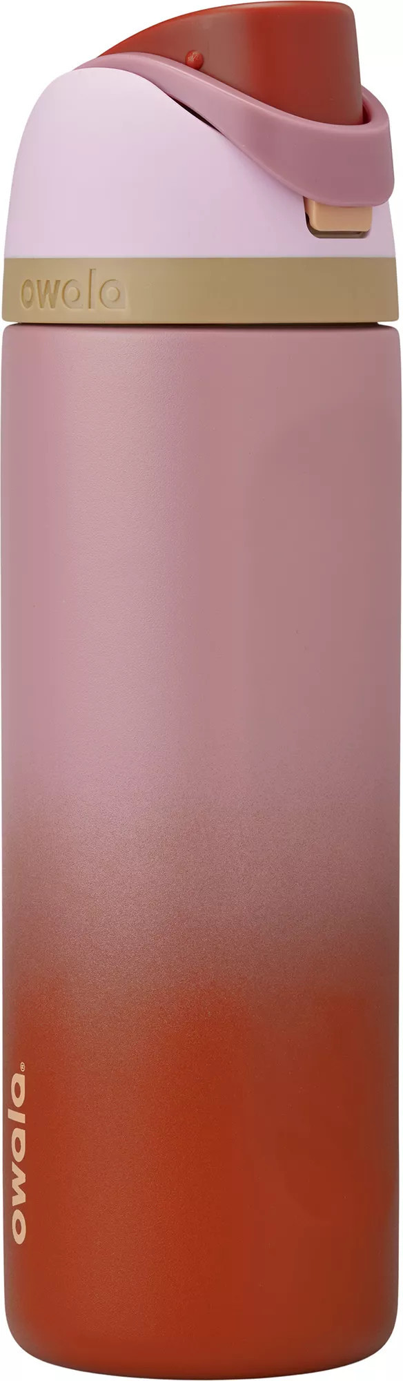 Owala 24 oz. FreeSip Stainless Steel Water Bottle, Autumn Sunset Orange | Golf Galaxy