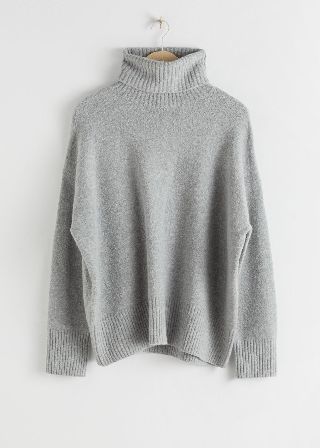High Neck Sweater - Grey | & Other Stories (EU + UK)