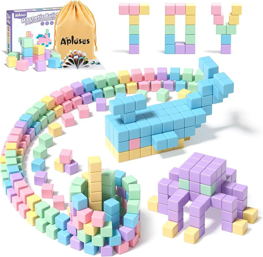 32pcs Magnetic Blocks Building Cubes for Toddlers | Classroom Must Haves Creative Learning Kids T... | Amazon (US)