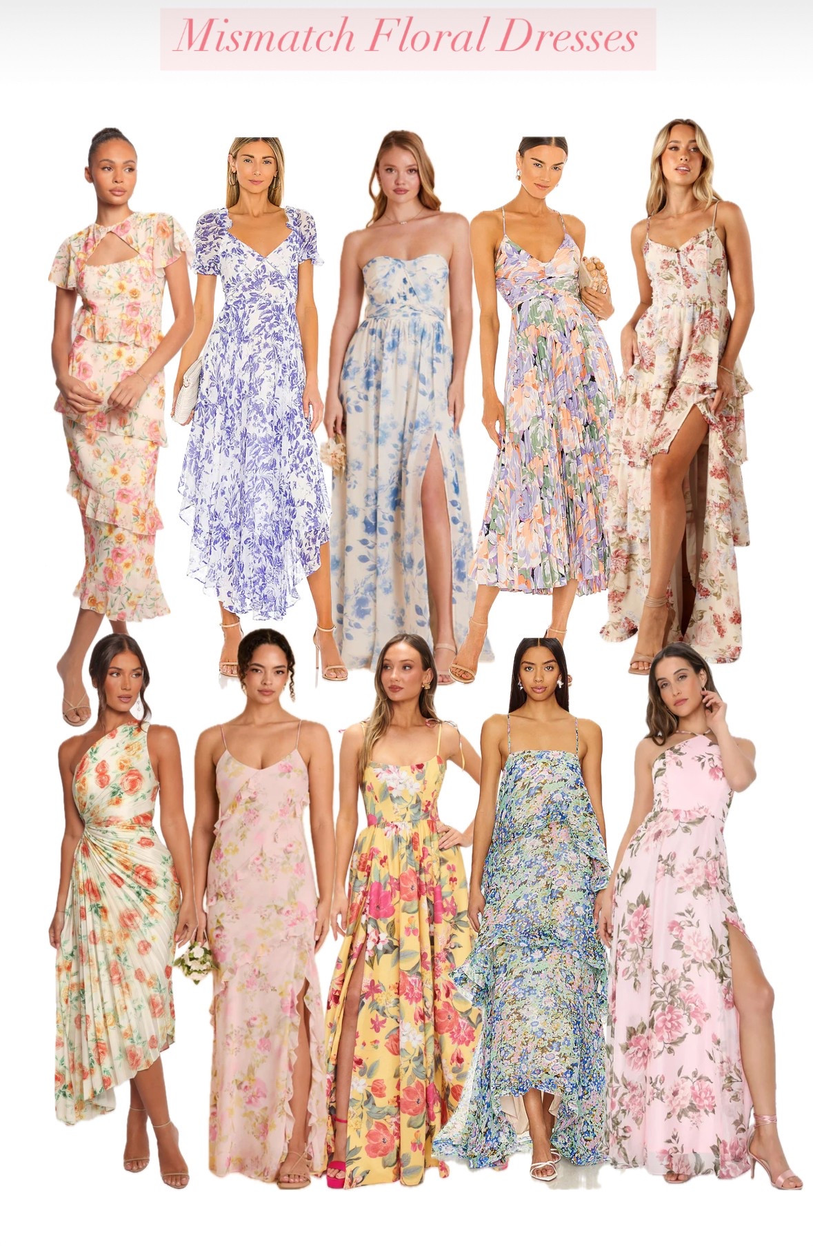 Mismatch Floral Dresses part 4

Perfect for bridesmaid or wedding guest dresses 

#LTKParties #LTKSeasonal #LTKFindsUnder100