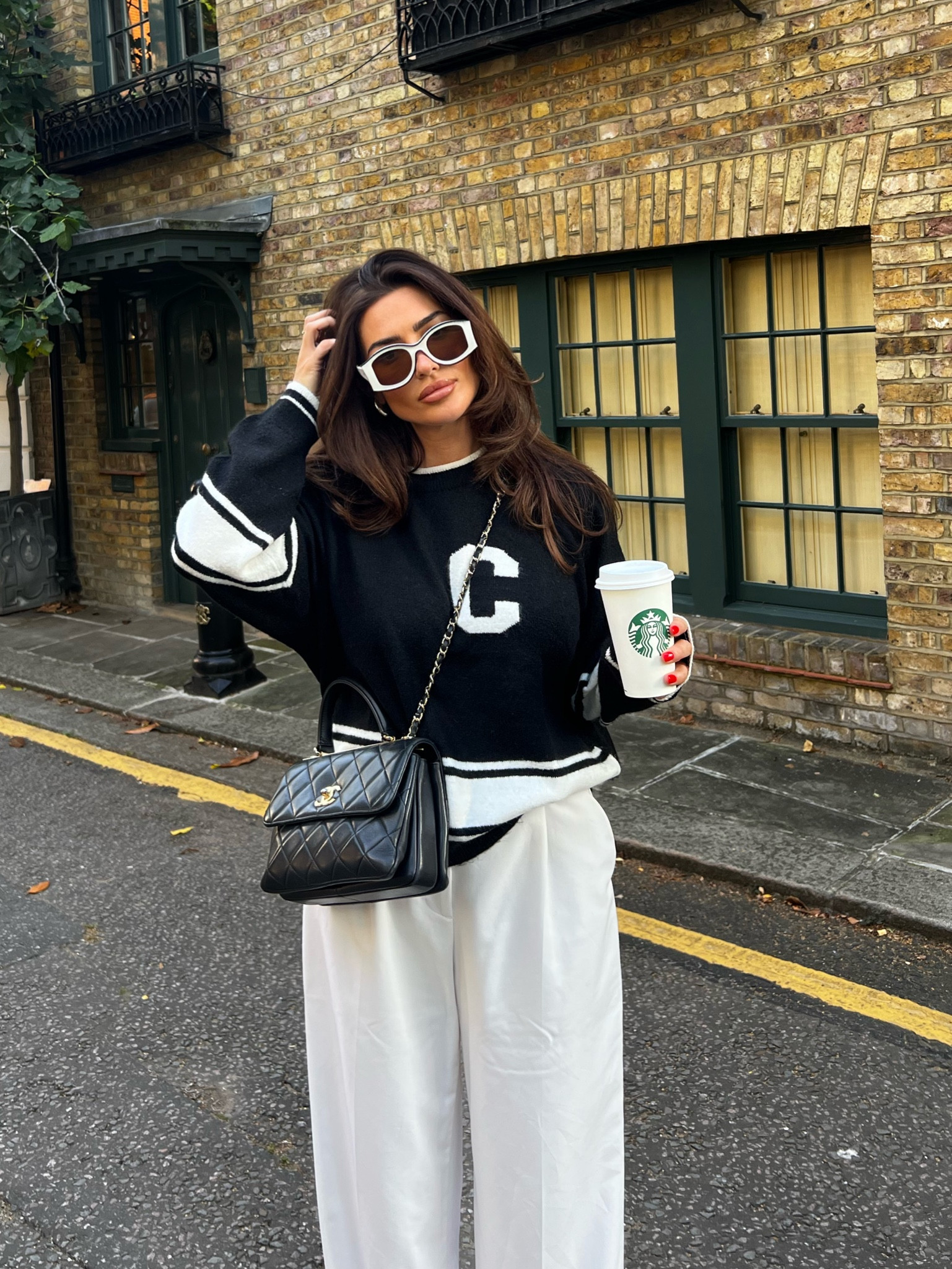 Coffee & cosy fits 
Trousers are old Zara so have found some similar 