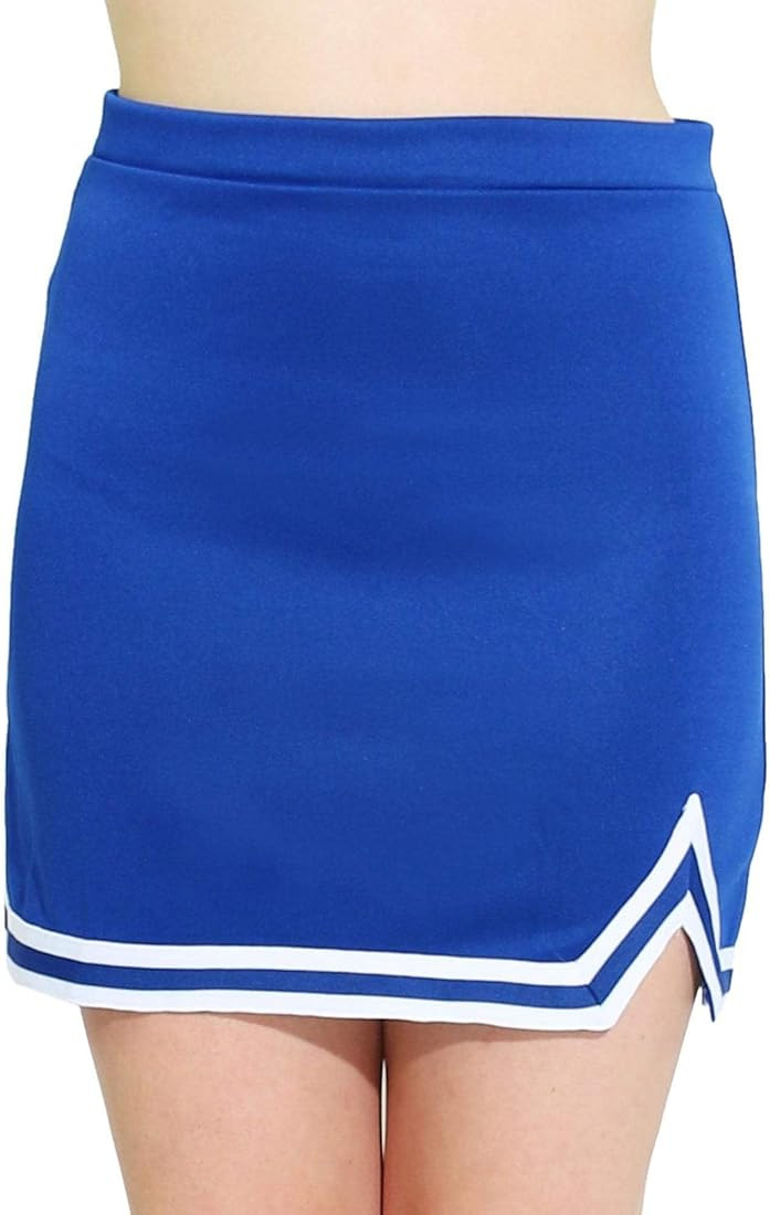 Danzcue Womens Big Kid Double V A-Line Cheer Uniform Skirt | Amazon (US)