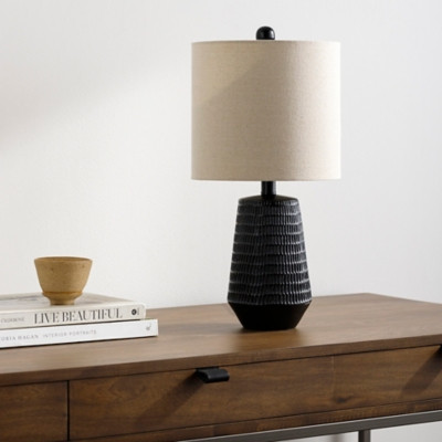 Livabliss Leipzig Black Table Lamp | Ashley