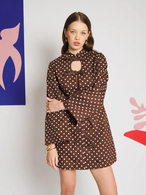Arles Polka Dot Mini Dress | Sister Jane (UK)