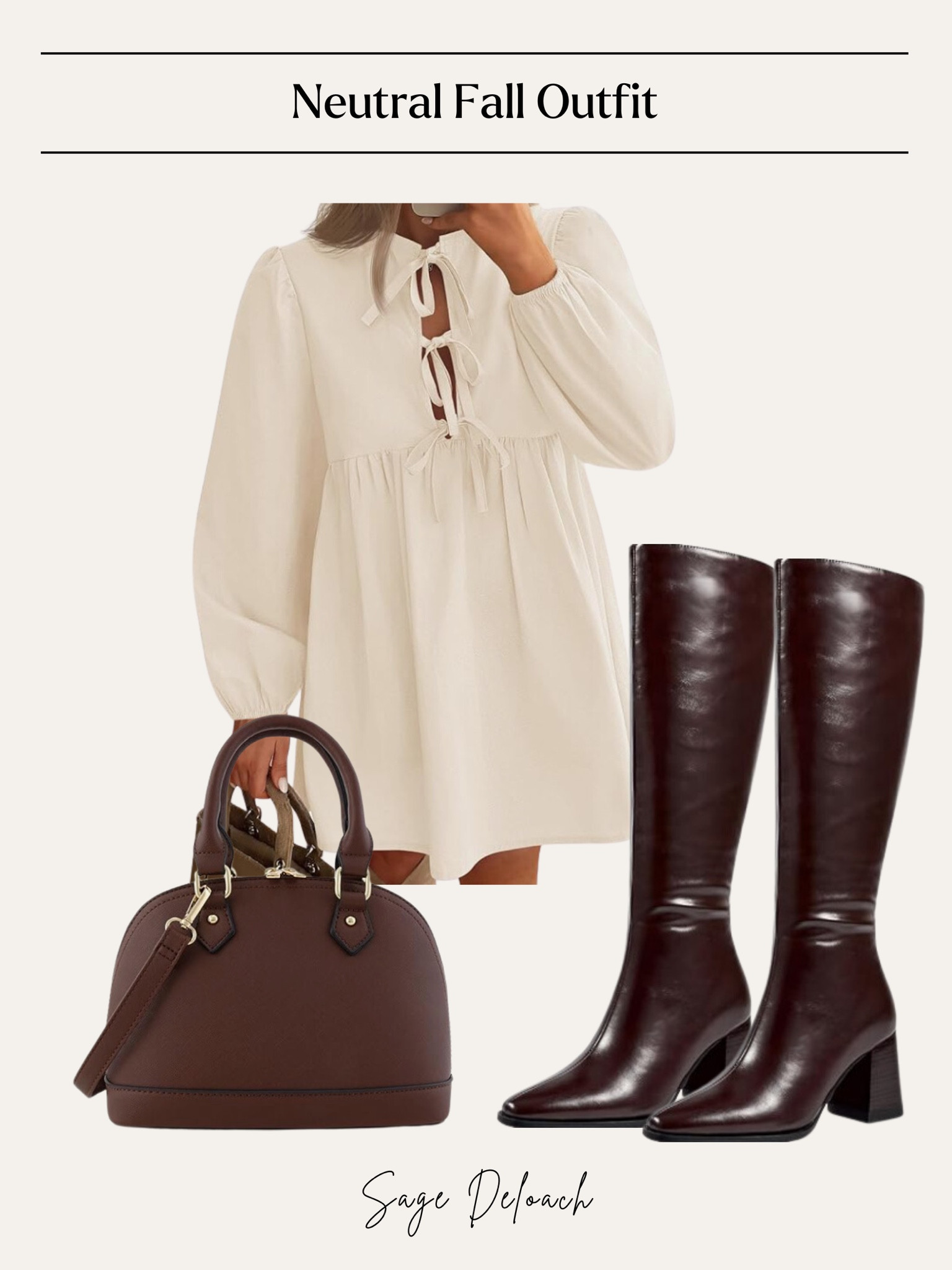 Neutral fall outfit, fall boots

#LTKFindsUnder50 #LTKShoeCrush