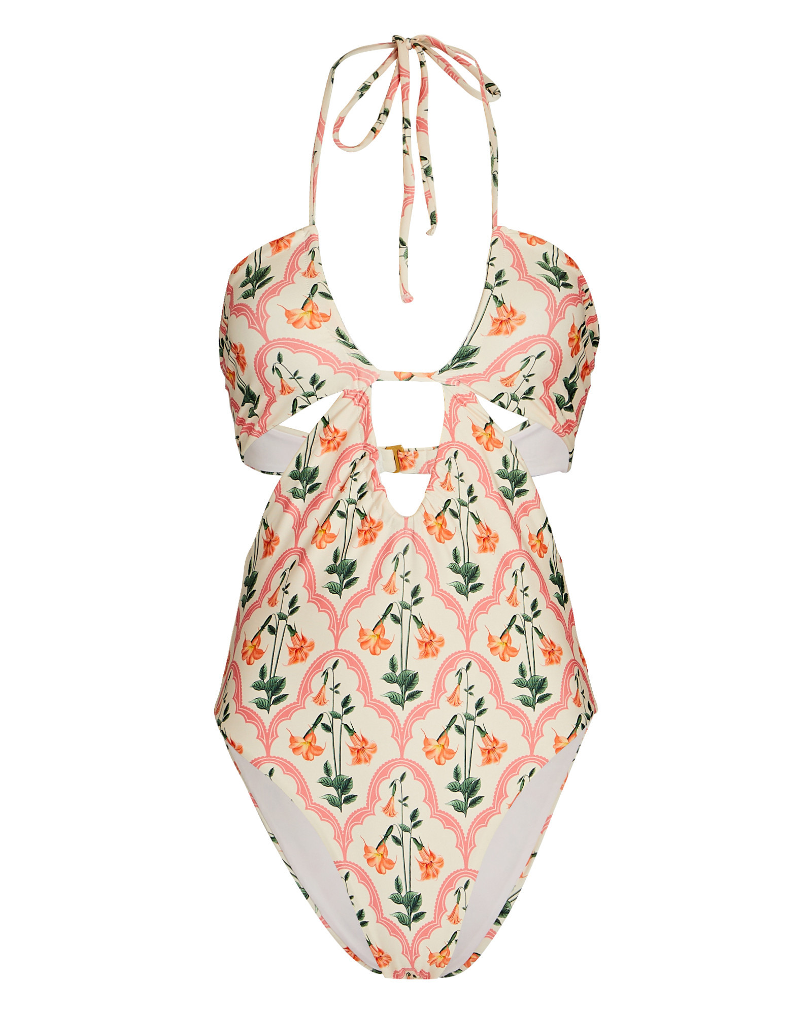 Mejorana Cut-Out Printed Swimsuit | INTERMIX