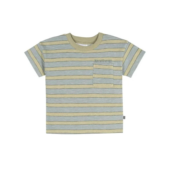 Hero image 0 of Modern Moments by Gerber Baby and Toddler Boy Organic Loose Fit Top with Pocket, ... | Walmart (US)