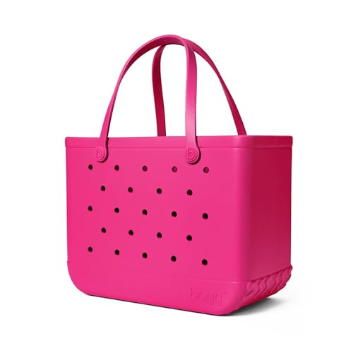 BOGG BAG Original Large Tote – 19” x 14” x 9” – Durable, Washable, Tip-proof – Beach, Pool, Boat, Work, Sports (Haute Pink) | Amazon (US)