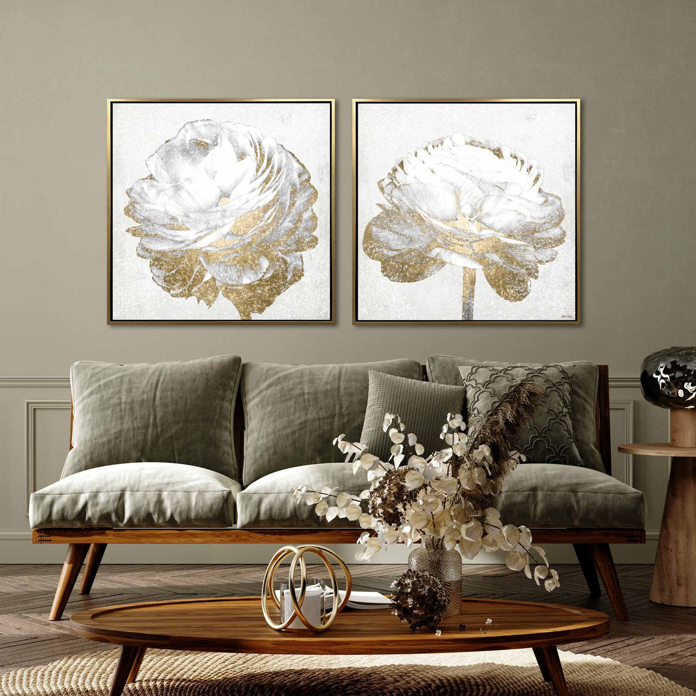 Luxe Diamond Dust Florals | Oliver Gal