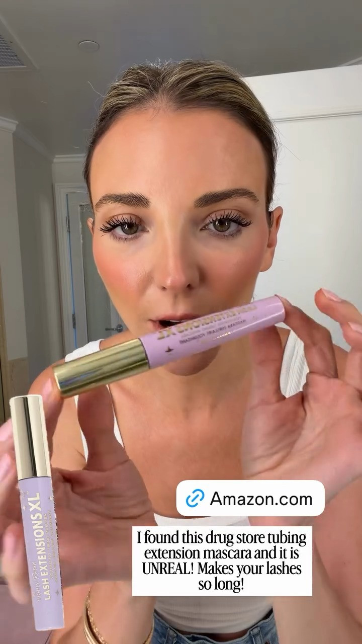 I found this drug store tubing extension mascara and it is UNREAL! Makes your lashes so long!  

 #LTKgrwm #LTKBeauty
