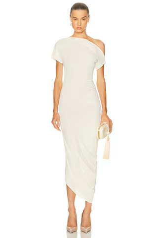 Lian Twist Midi Dress | FWRD 