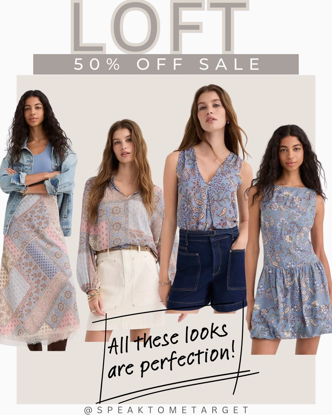 NEW at Loft and save 50% off 

#LTKOver40 #LTKPetite #LTKSaleAlert