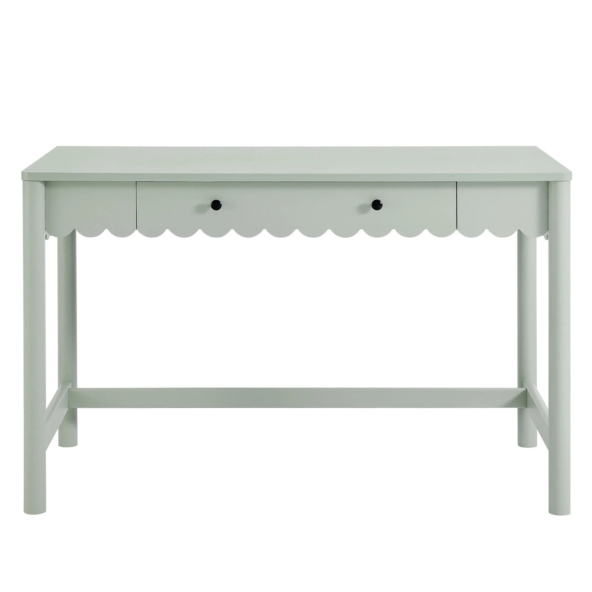 Emmeline 1-Drawer Scallop Writing Desk | Wayfair North America