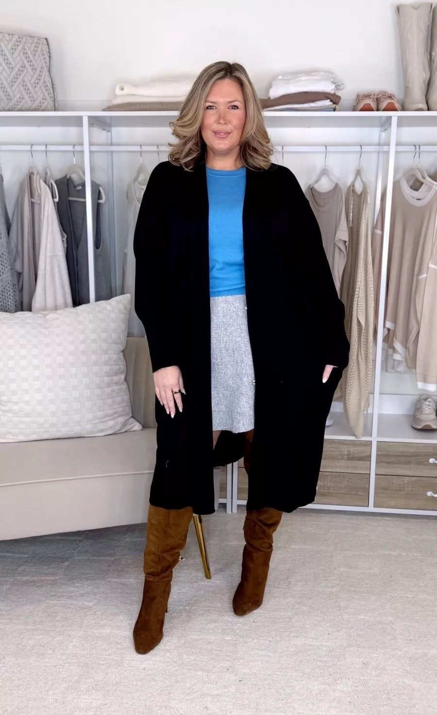 Wearing a XXL in the skirt, blue top, and coat!

Plus size fashion, Walmart fashion, affordable fashion, winter outfit ideas, winter layers, midsize fashion, midsize fashion, ootd, mom style

#LTKMidsize #LTKOver40 #LTKPlusSize