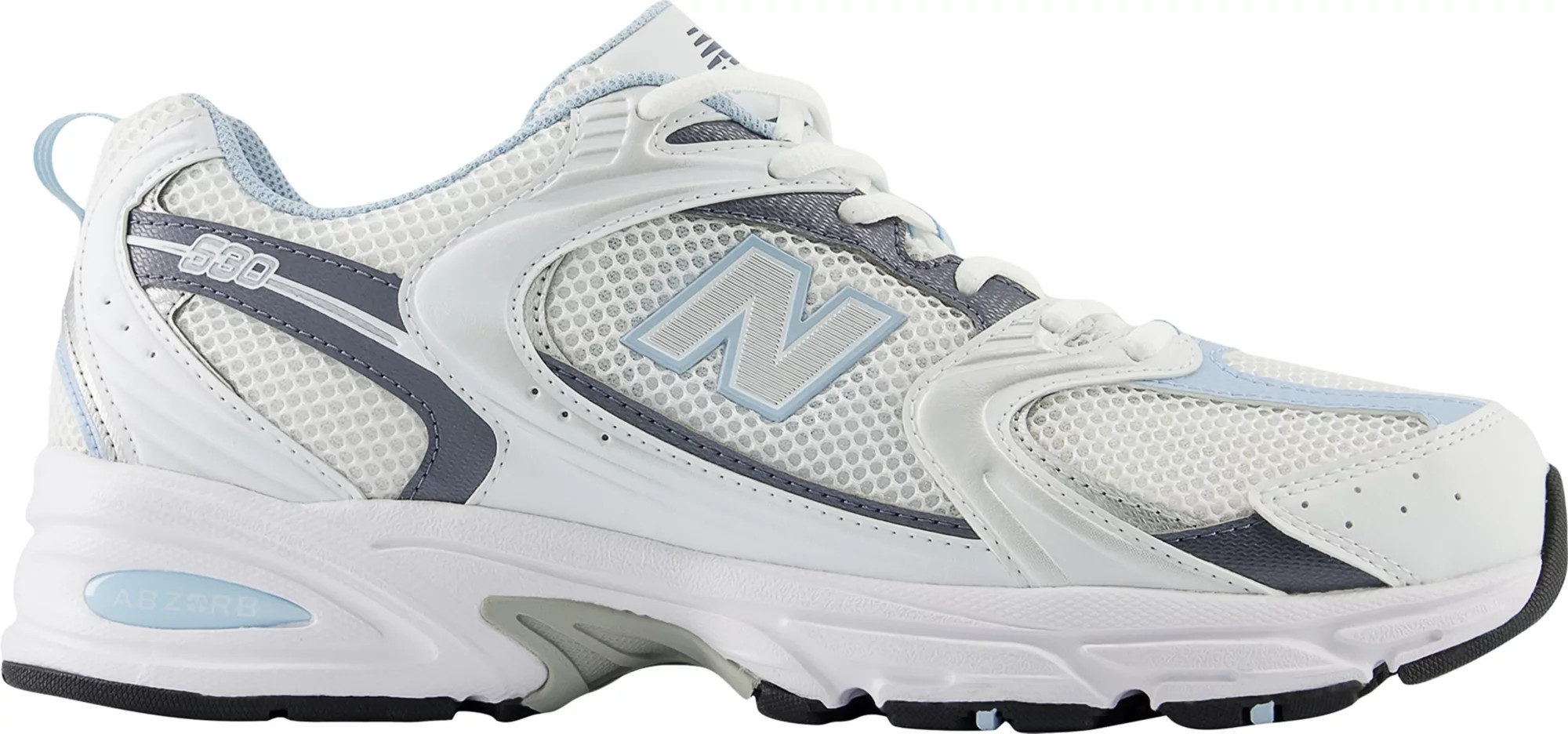 New Balance 530 Shoes, Women's, M5/W6.5, White/Grey/Blue | Dick's Sporting Goods