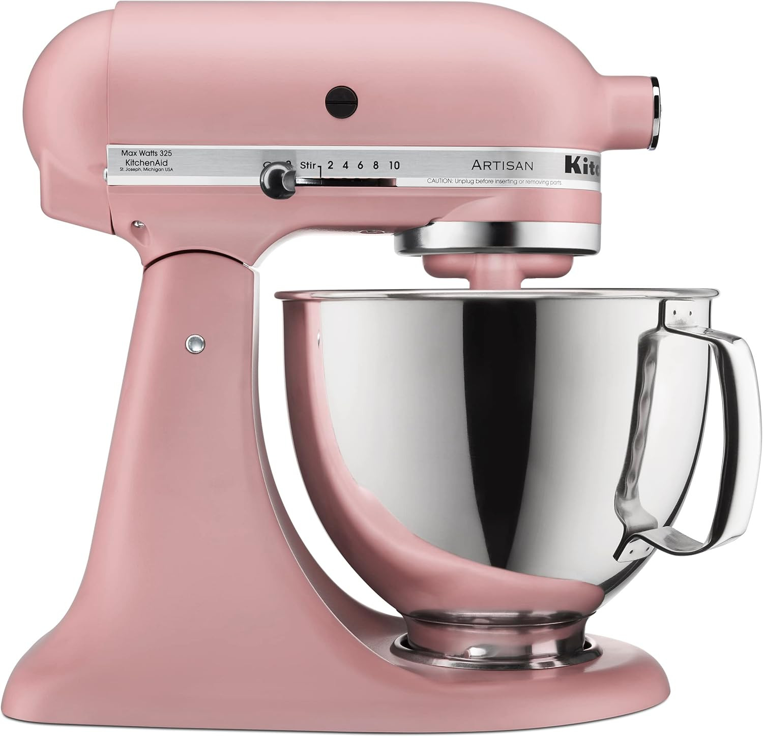 KitchenAid Artisan Series 5-Quart Tilt-Head Stand Mixer - KSM150PS, Dried Rose | Amazon (US)