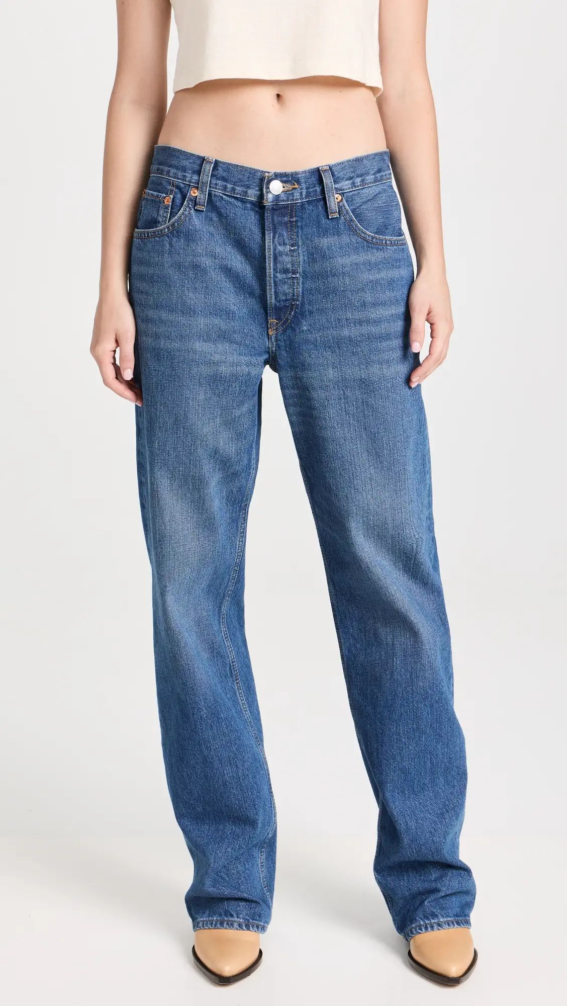 RE/DONE Loose Long Jeans | Shopbop | Shopbop