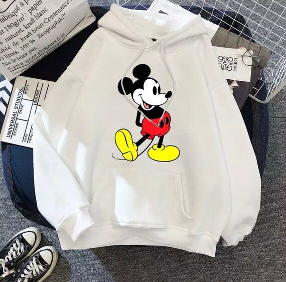 Disney old mickey mouse Casual Female Sweatshirt oversize | Etsy | Etsy (US)