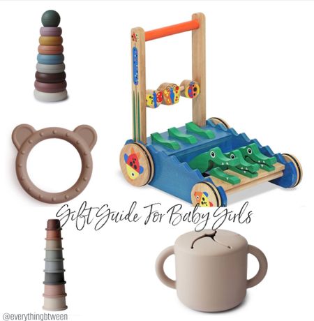 Gift guide for baby girls: baby, girls, snack cup, walker, Mushie, stacking cups, stacking rings, teether, toys

#LTKHoliday #LTKbaby #LTKGiftGuide