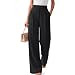 LILLUSORY Women Pleated Stretchy Wide Leg Dress Work Business Casual Pants | Amazon (US)