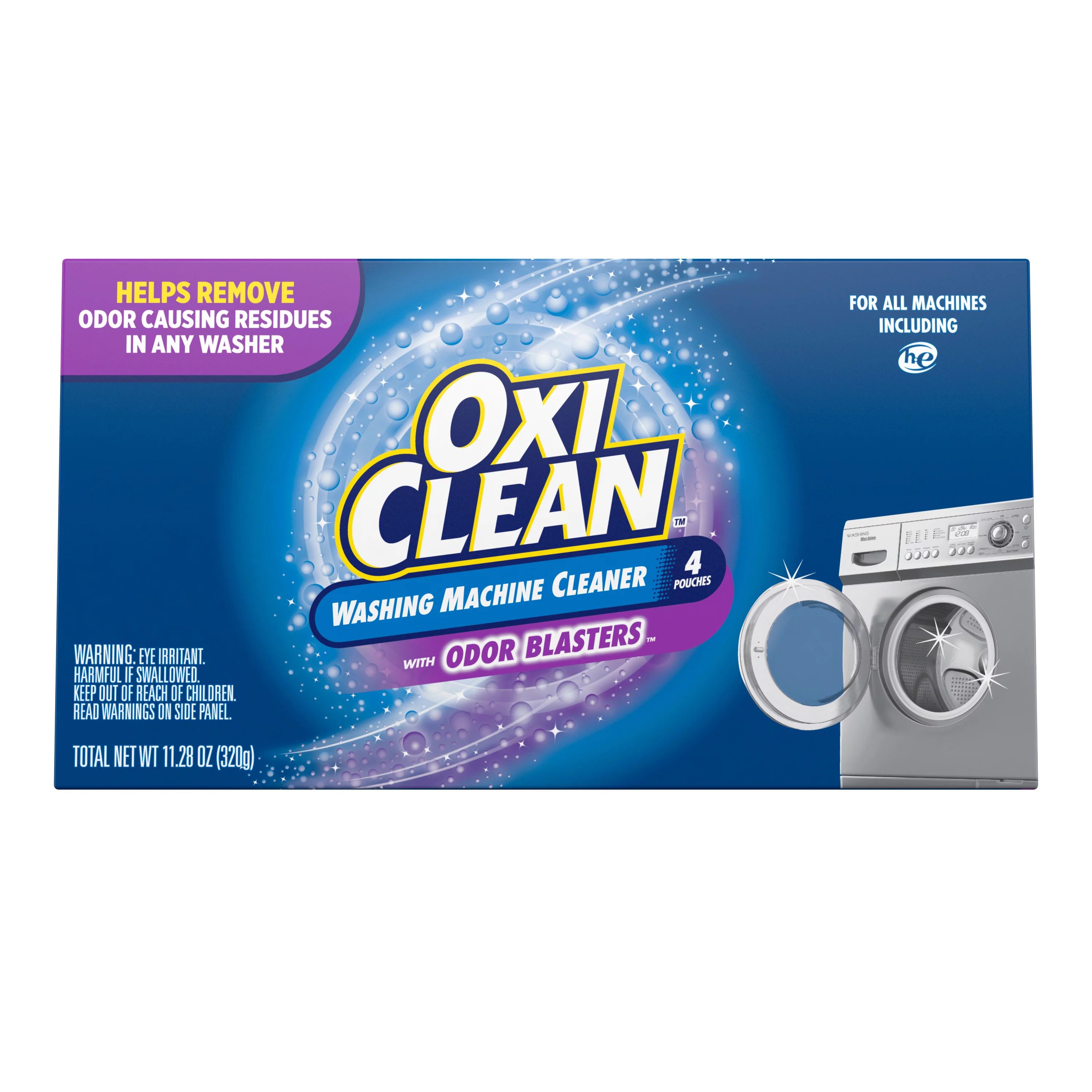 OxiClean Washing Machine Cleaner with Odor Blasters, 4 Count - Walmart.com | Walmart (US)
