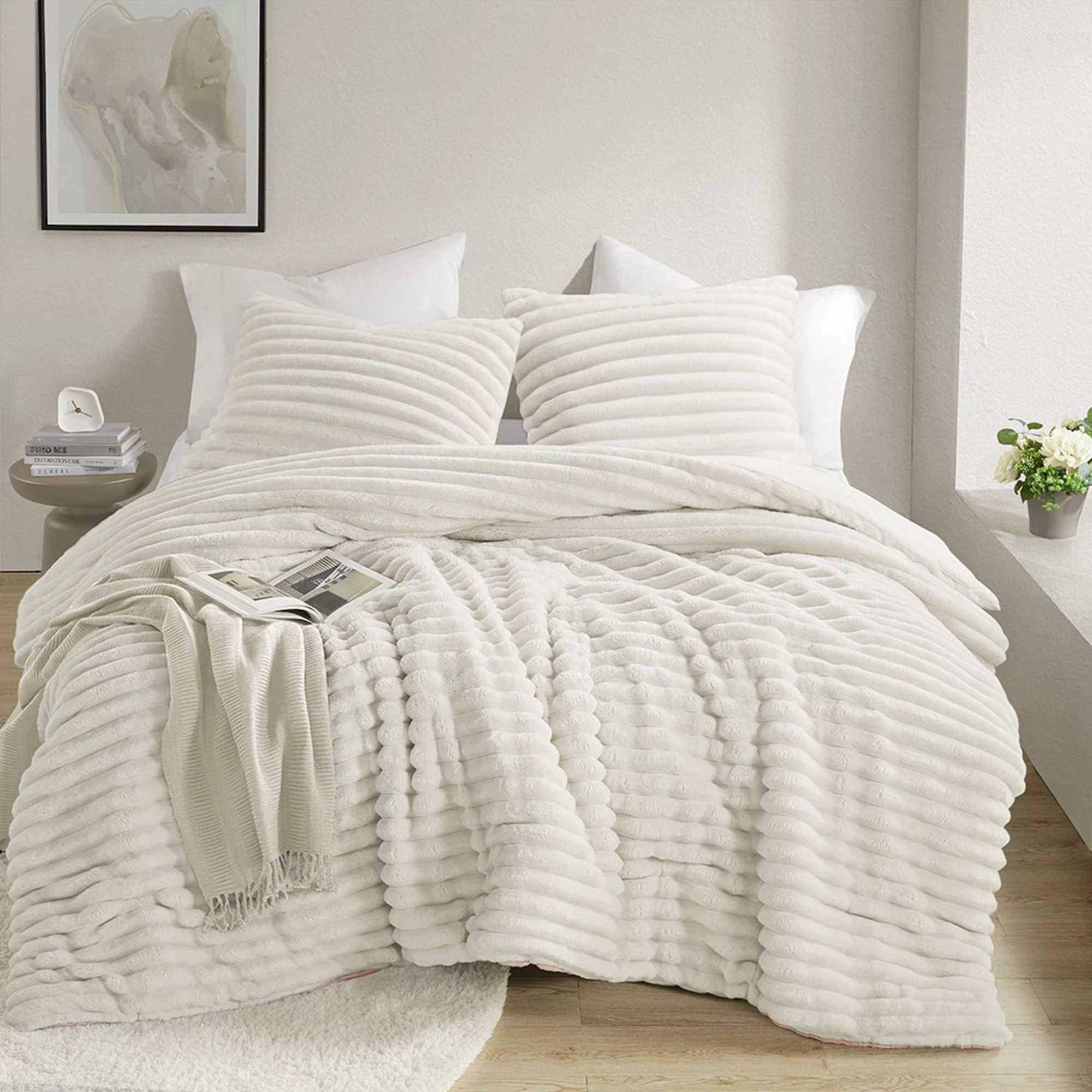 510 Design Avril Fluffy Ribbed Plush Comforter Set | Kohl's