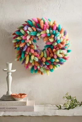 Preserved Bunny Tails Wreath | Terrain