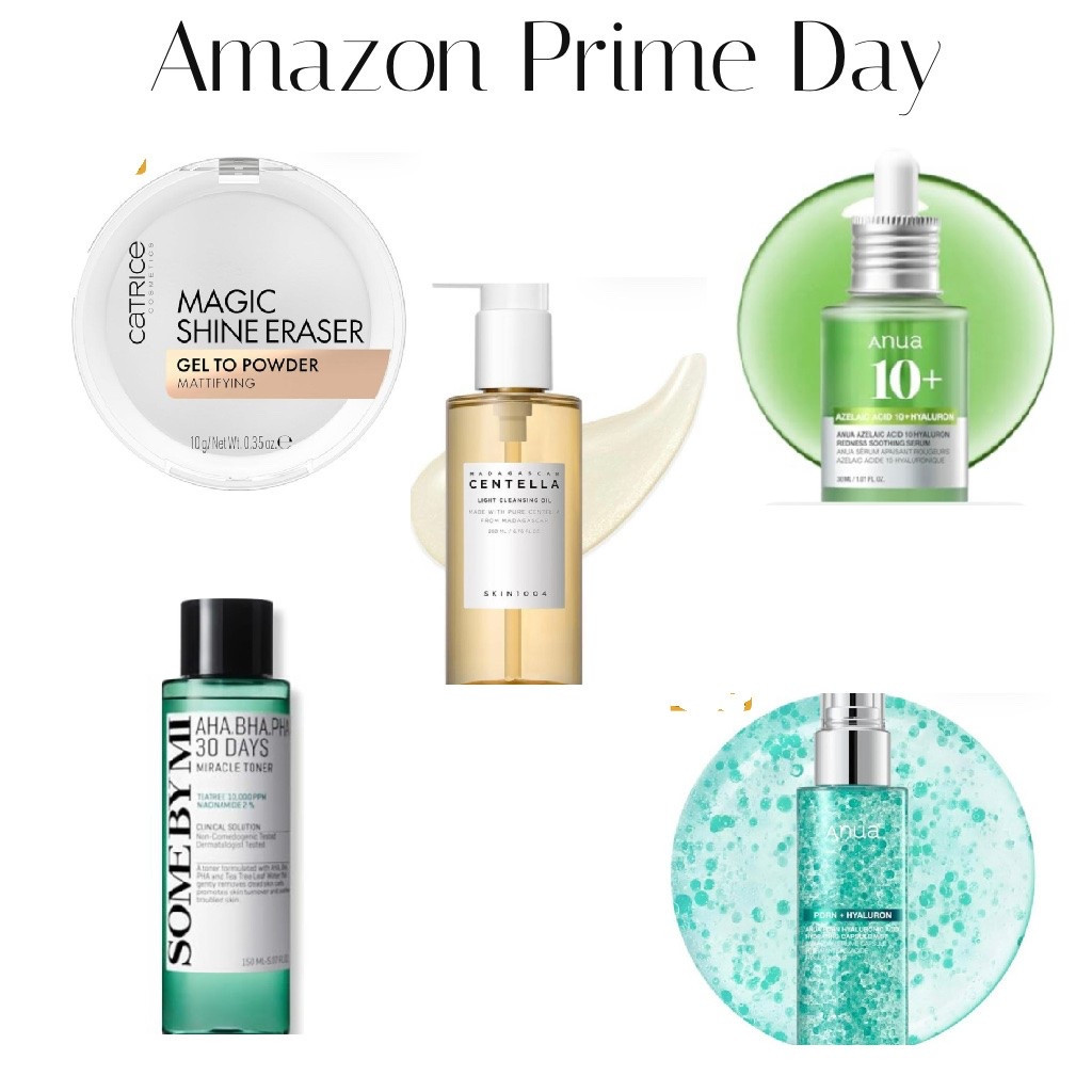 Amazon Prime Day skincare and beauty buys. Most of the Anua skincare are restocks. The Toner has Tea Tree Water in it. I’ve seen a tightening of my pores from the combo of skincare I’ve been using. 
Excited to try this gel to powder shine eraser.  I have oily skin. So this is a beauty find I’m excited to test out. 
Azelaic acid 
Centella cleansing oil 
Toner
Pdrn 
Oily skin
40 + year old skin

#LTKOver40 #LTKBeauty #LTKselfcare