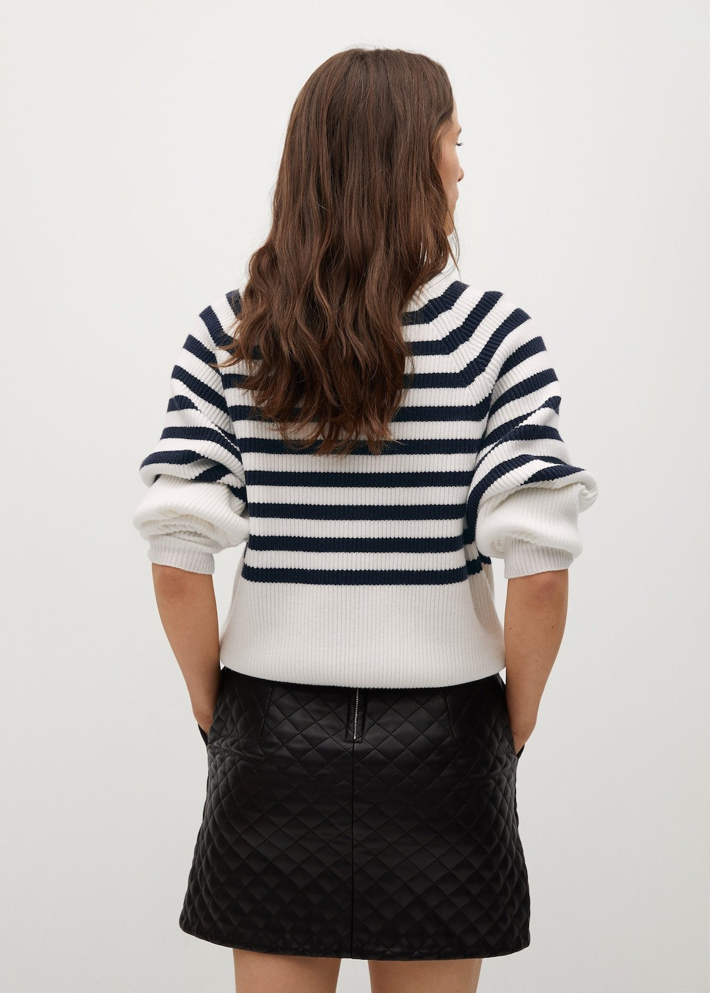 Buttoned striped sweater | MANGO (US)
