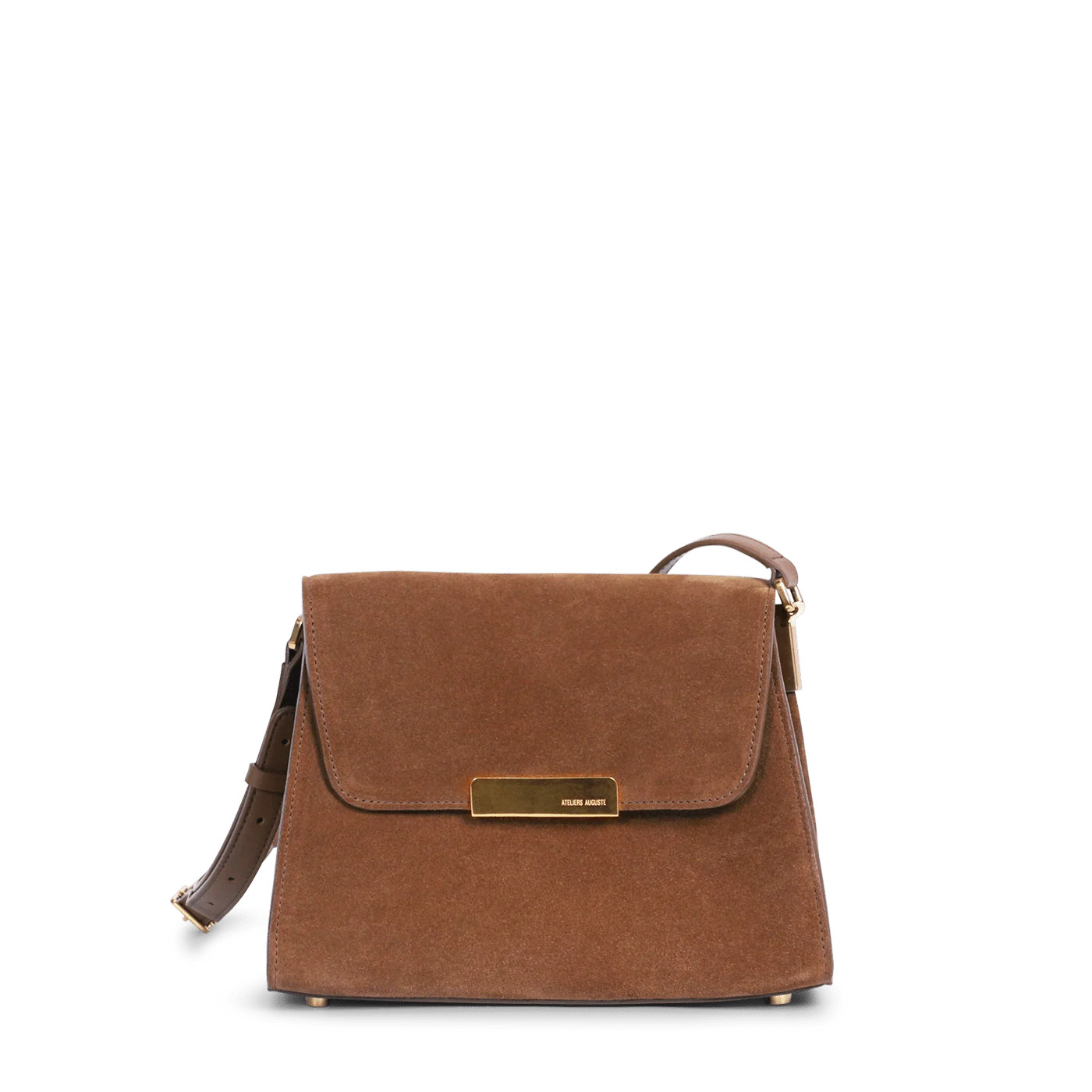 Mini Amelot - Tan Suede Leather | ATELIERS AUGUSTE