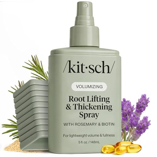 Kitsch Root Lifting Spray for Fine Hair - Thickening Hair Spray With Rosemary and Biotin | Lightweight Volumizing Spray for Instant Lift and Fullness | Adds Volume, Natural Hold - 5oz | Amazon (US)
