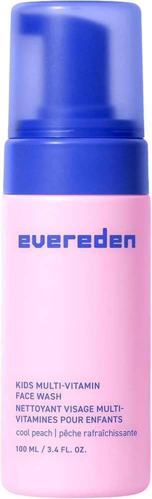 Evereden Kids Face Wash: Cool Peach, 3.4 fl oz. | Gentle Skin Care | Non-toxic and Clean Ingredie... | Amazon (US)
