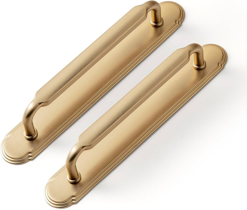 Goo-Ki 2 Pack 5 in (128mm) Hole Center Cabinet Pulls Champagne Bronze Zinc Alloy Kitchen Drawer P... | Amazon (US)