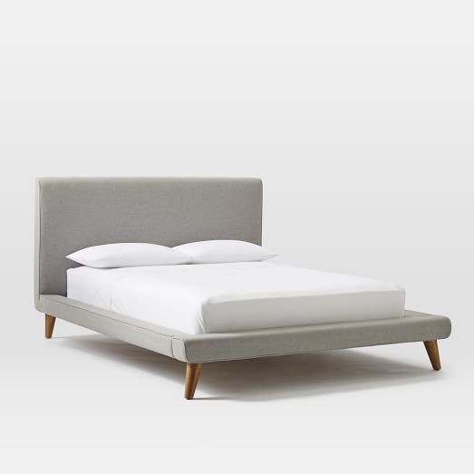 Mod Upholstered Platform Bed | West Elm (US)