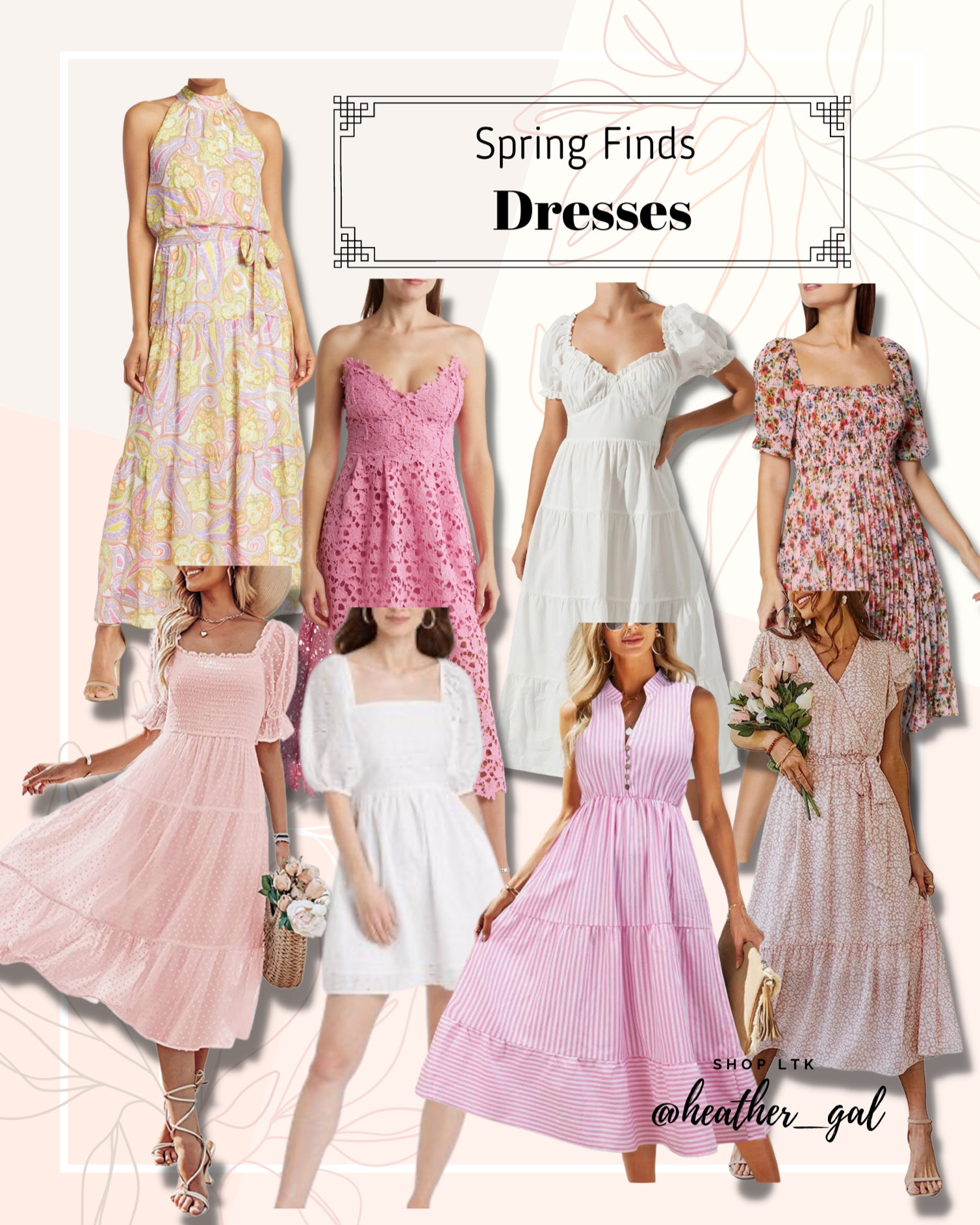 Spring dress, spring outfit idea, Easter dress, Easter outfit idea, midi dress, Maxi dress, mini dress, pink dress, flowy dress, flattering dress, classy style, church dress, church outfit idea, classy dress, preppy style, preppy dress, summer look-book, spring look book, wardrobe staples, puff sleeve dress, tiered dress, short sleeve dress 

#LTKSeasonal #LTKunder50 #LTKstyletip